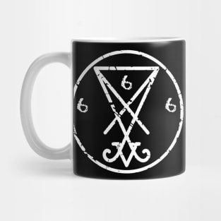 Satanic Symbol Of Lucifer 666 Mug